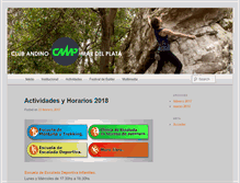 Tablet Screenshot of clubandinomardelplata.com